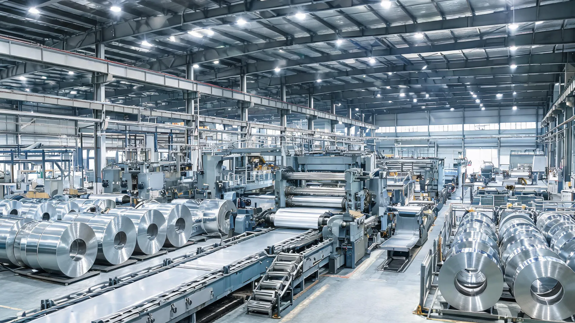 Stainless steel melt shop and rolling line