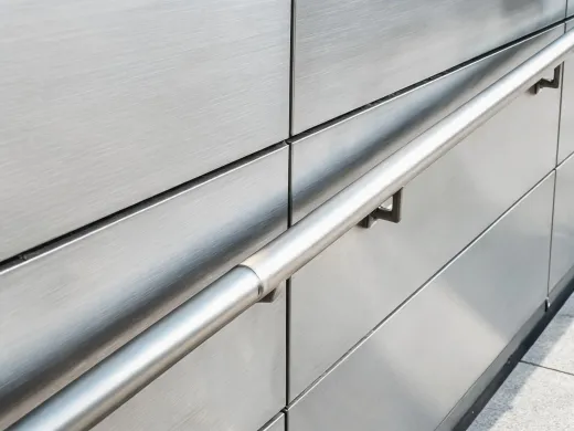 Construction stainless steel panels
